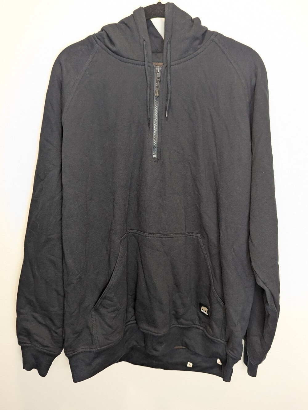 Berne Men's Quarter Zip-Up Hooded Thermal Sweatshirt Size XL